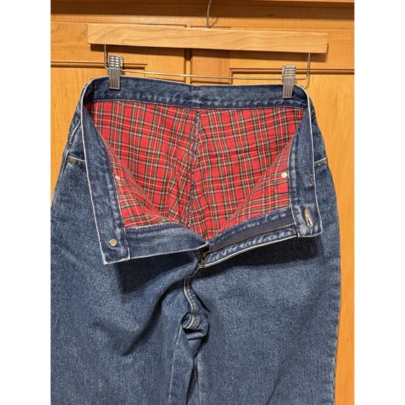 L.L. Bean Denim - LL BEAN Flannel-Lined Women's Jeans Size 8 Long Warm & Stylish Vermont Vibes